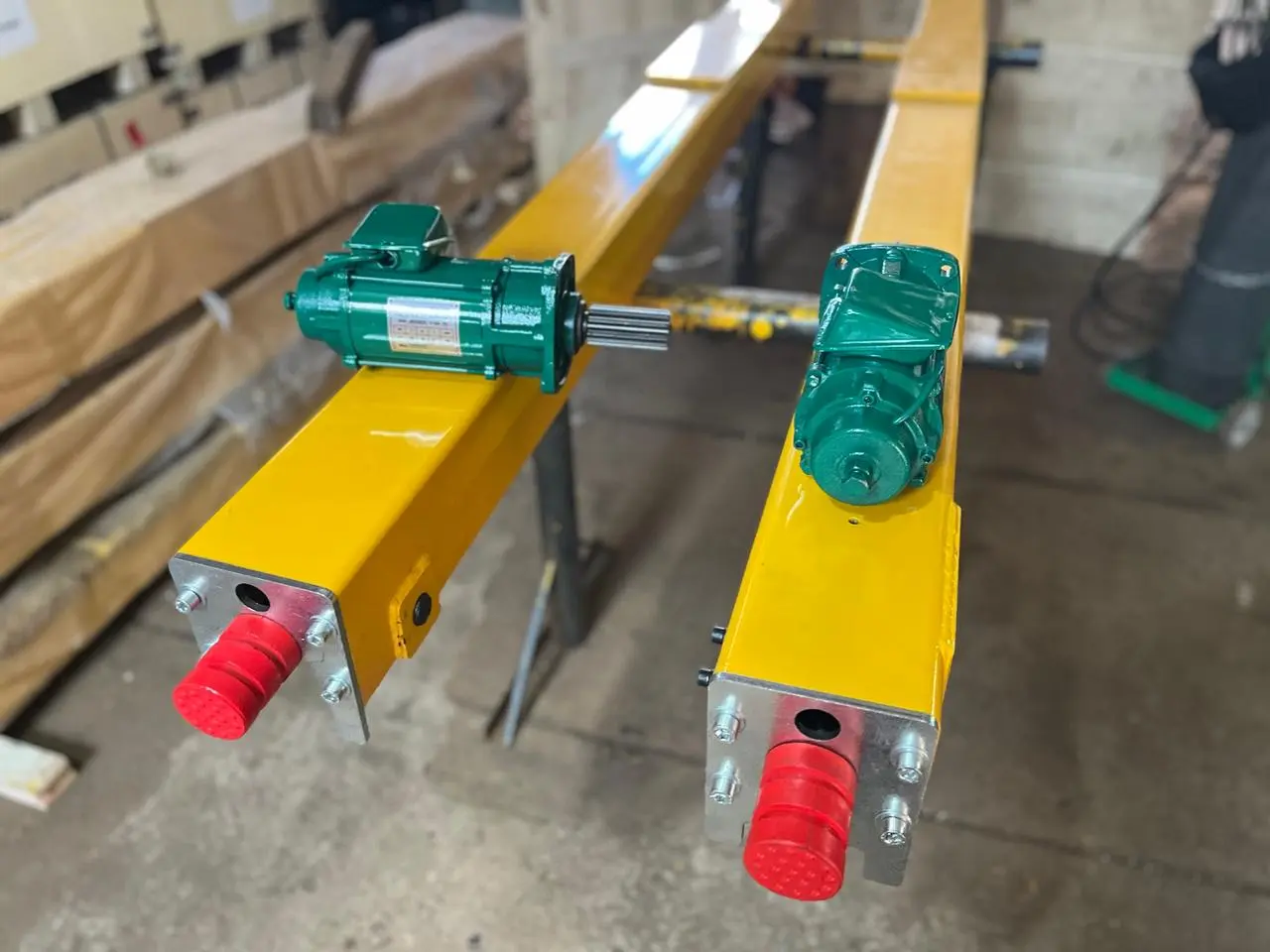 testeros amarillos vista perspectiva